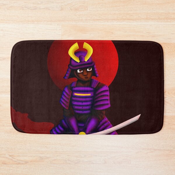 Item preview, Re: Black and Blue Samurai in Red Darkness designed and sold by Dominique Harness.