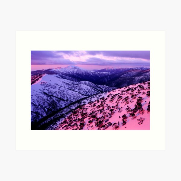 Item preview, Mount Hotham sunset designed and sold by Ern Mainka.