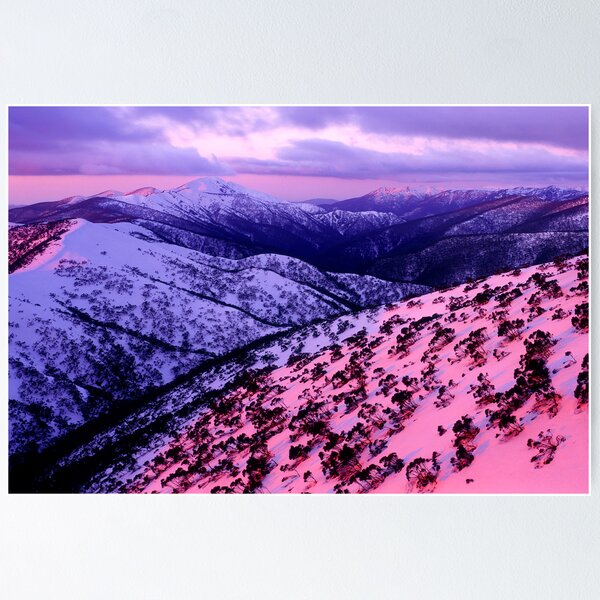 Item preview, Mount Hotham sunset designed and sold by Ern Mainka.