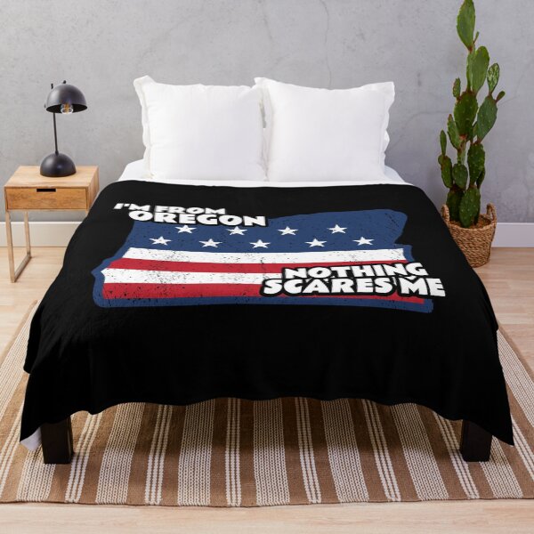 Item preview, Distressed I'm From Oregon Home State OR Nothing Scares Me design designed and sold by Merchking1.