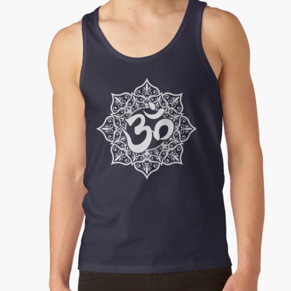 Ohm Mani Padmi Hum - Sacred Symbol Yoga Meditation Tank Top