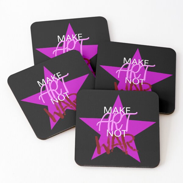 Item preview, Make Art Not War designed and sold by VanderWyst RE-Design.