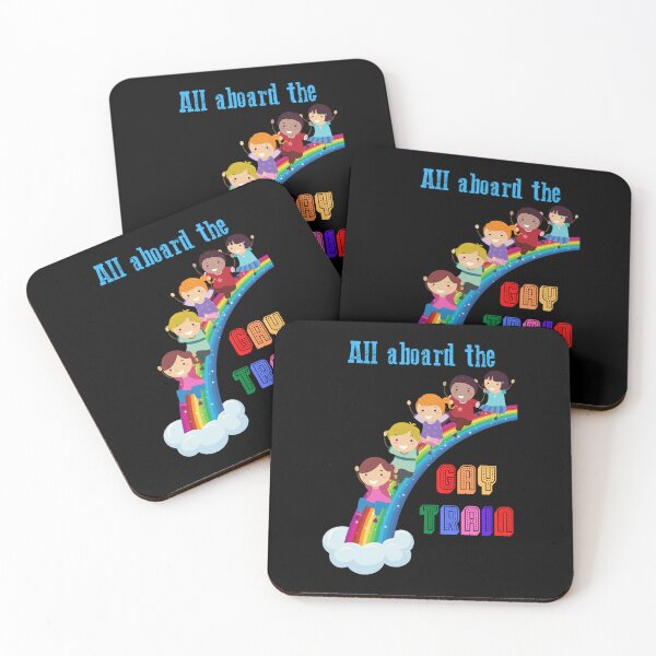 Item preview, All Aboard The Gay Train - Black designed and sold by Darien Spencer.