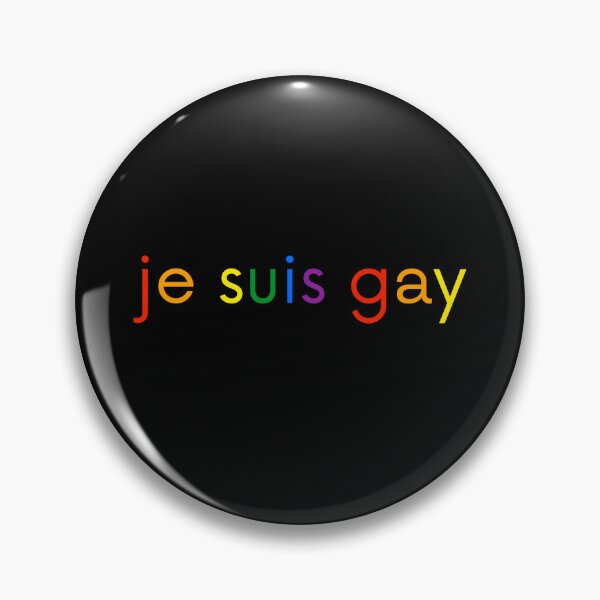 Item preview,  je suis gay rainbow designed and sold by MismatchMedley.