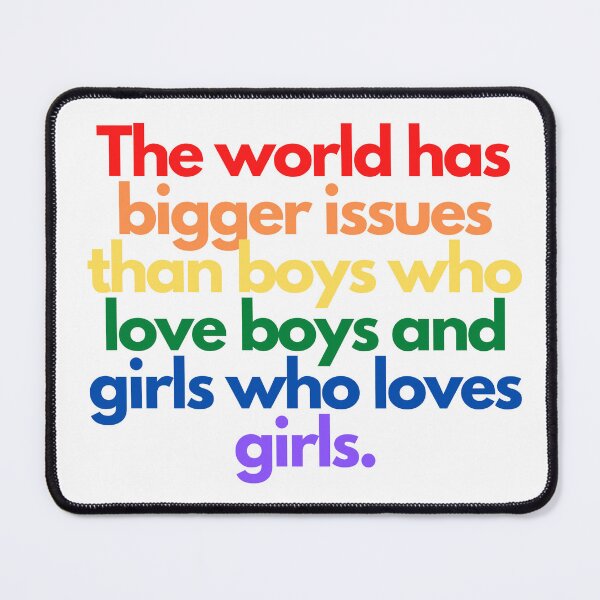 Item preview, LGBT Quote in Rainbow designed and sold by BlissfulSummer.