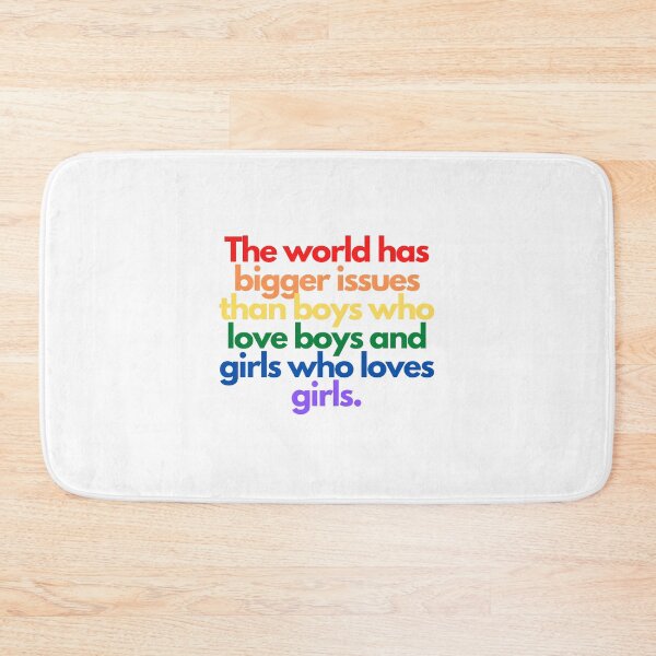 Item preview, LGBT Quote in Rainbow designed and sold by BlissfulSummer.