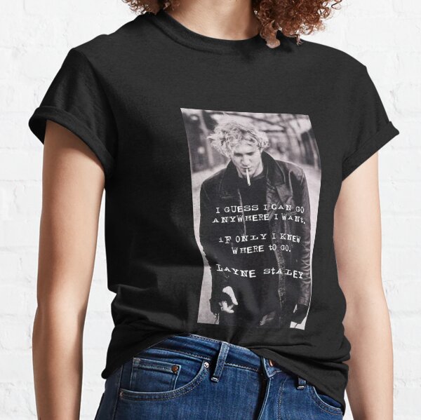  Alice in Chains Rooster Dirt Layne Staley Rock Tee T-Shirt Mens  : Clothing, Shoes & Jewelry