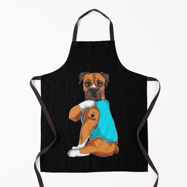 Item preview, Boxer I Love Mom Tattoo Apparel Dog Mom Gifts designed and sold by BernardMurray.