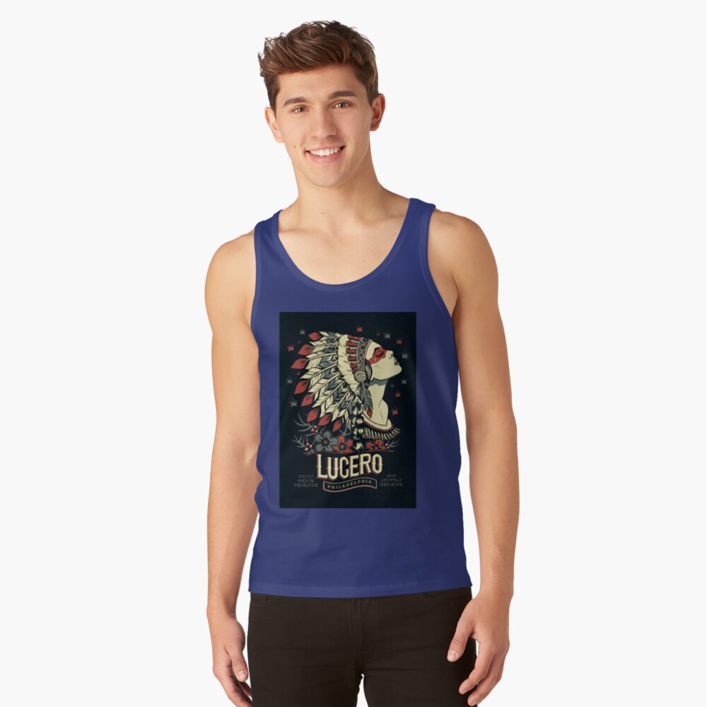 Discover Lucero Band Poster Native America Style Tank Top