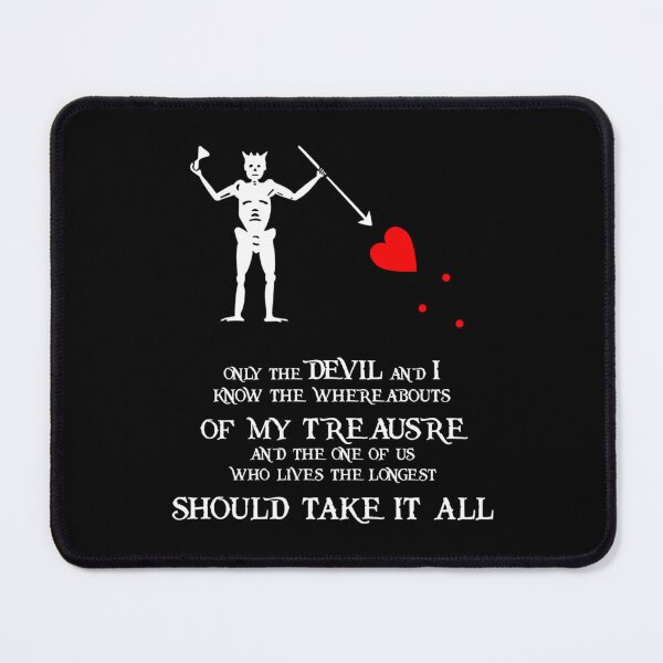 Item preview, Blackbeard - Treasure designed and sold by PODCottonShop.