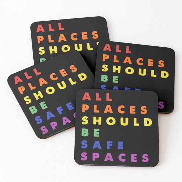 Item preview, All Places Should Be Safe Spaces - Gay Pride designed and sold by Darien Spencer.