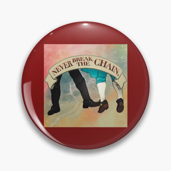 Item preview, Blackbeard and Stede Never Break the Chain    designed and sold by PODCottonShop.