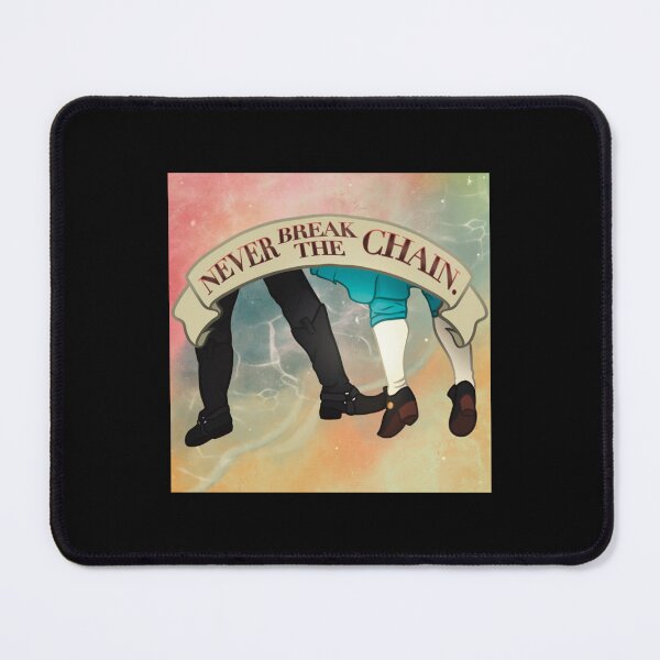 Item preview, Blackbeard and Stede Never Break the Chain designed and sold by PODCottonShop.
