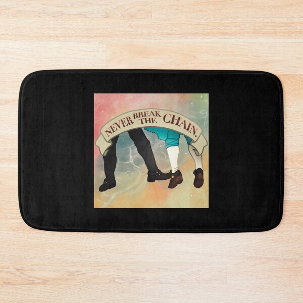 Item preview, Blackbeard and Stede Never Break the Chain    designed and sold by PODCottonShop.