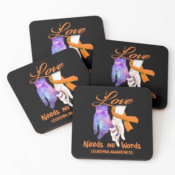 Item preview, Leukemia Awareness - Love Needs No Words designed and sold by ArangoaStore.
