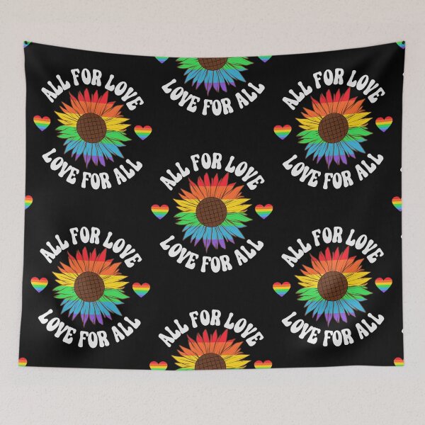 Item preview, All for love, Love for all LGBT Pride designed and sold by Darien Spencer.