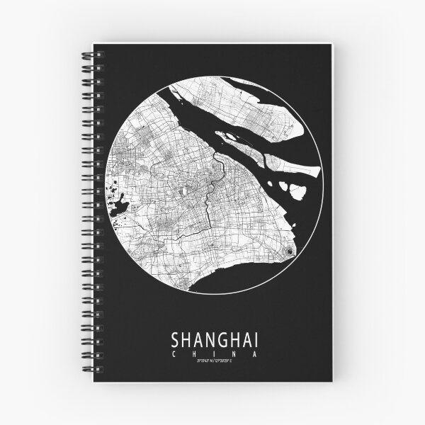 Item preview, Shanghai City Map of China - Full Moon designed and sold by deMAP.