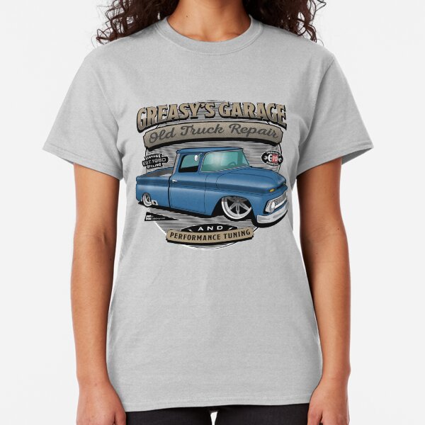 Greasy's Garage Blue Design Classic T-Shirt