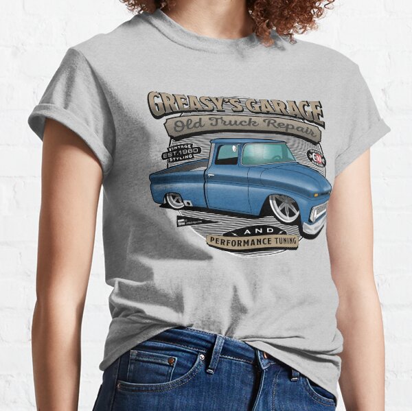 Greasy's Garage Blue Design Classic T-Shirt