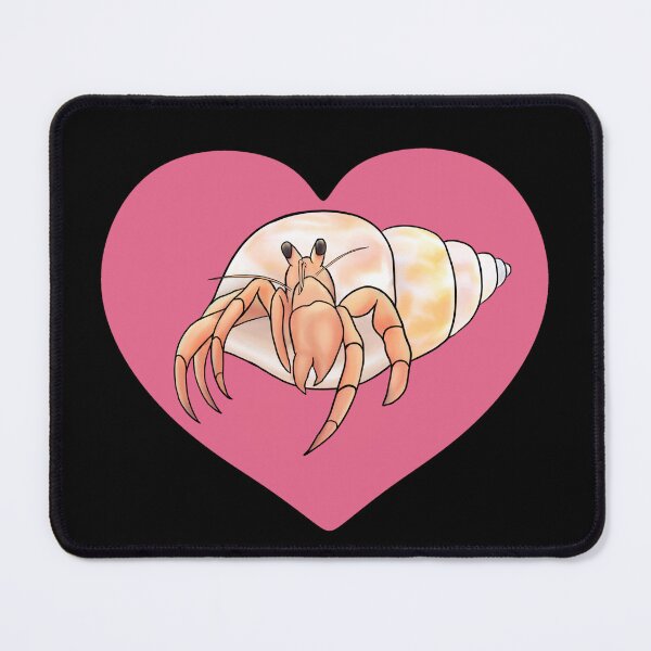 Item preview, Hermit Crab Pink Heart for Hermit Crab Lovers  designed and sold by Mochi-Merch.