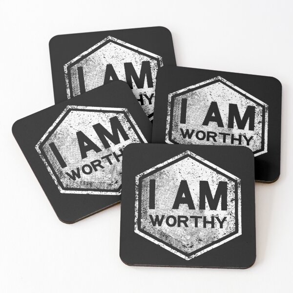 Item preview, I AM - Worthy - Affirmation - White designed and sold by hector2ortega.