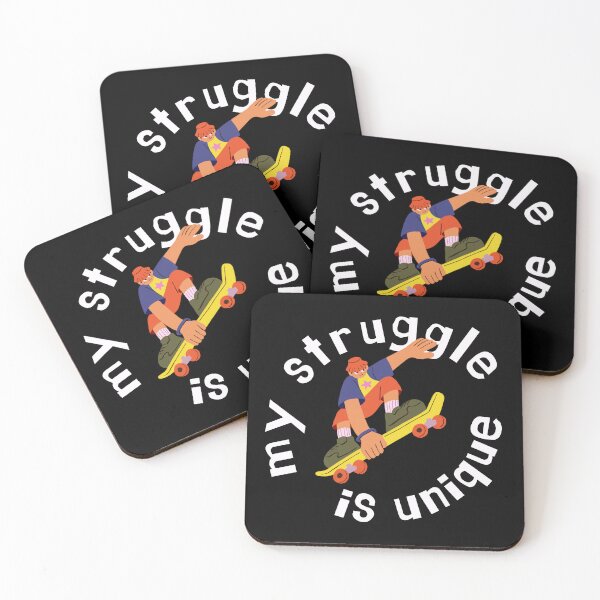 Item preview, My Strugge Is Unique (In Black) designed and sold by TrippyHistory.