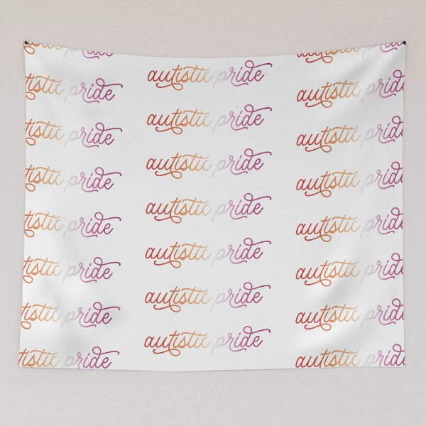 Item preview, Autistic Pride Gradient - Lesbian designed and sold by Littlezilla.