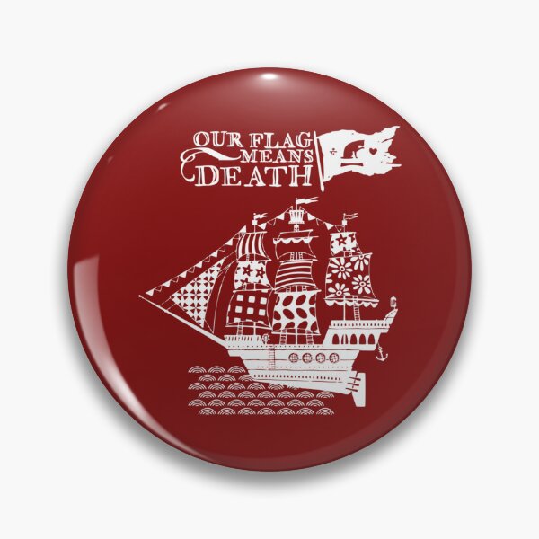 Aperçu de l'œuvre Notre drapeau signifie la mort Design d'art original Design de t-shirt créée et vendue par PODCottonShop.