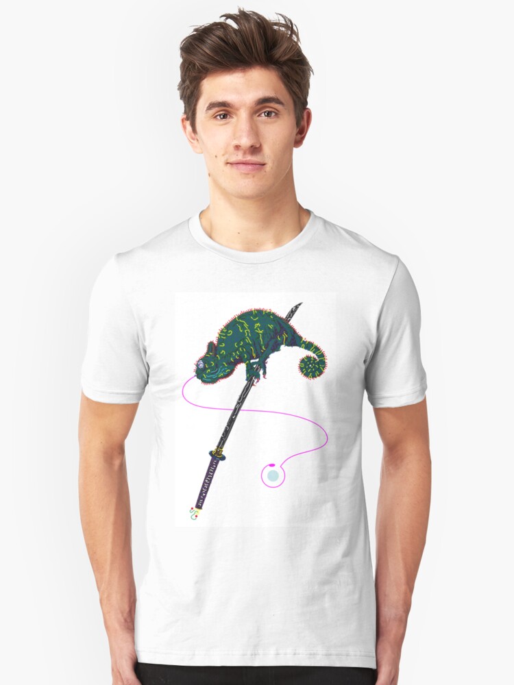 Alternative Ansicht von Samurai Chameleon Slim Fit T-Shirt
