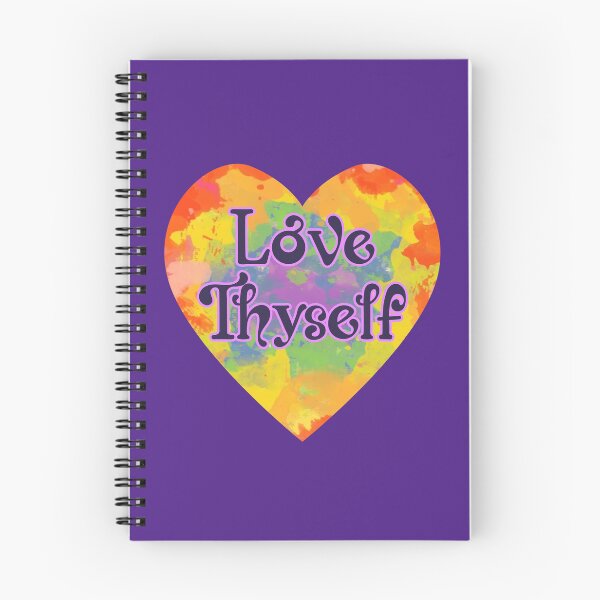 Item preview, Love Thyself Tie Dye Heart Self Care designed and sold by MindfulMeta.