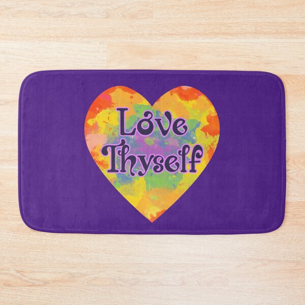 Item preview, Love Thyself Tie Dye Heart Self Care designed and sold by MindfulMeta.