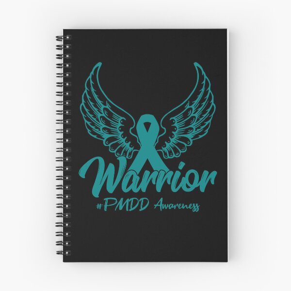 Item preview, Premenstrual Dysphoric Disorder PMDD Awareness Teal Ribbon With Wings Warrior Gift designed and sold by NAJMOSHOP.