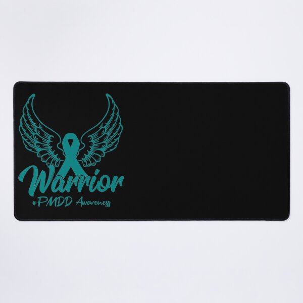 Item preview, Premenstrual Dysphoric Disorder PMDD Awareness Teal Ribbon With Wings Warrior Gift designed and sold by NAJMOSHOP.