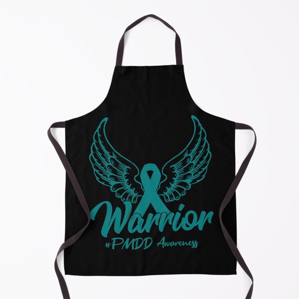 Item preview, Premenstrual Dysphoric Disorder PMDD Awareness Teal Ribbon With Wings Warrior Gift designed and sold by NAJMOSHOP.