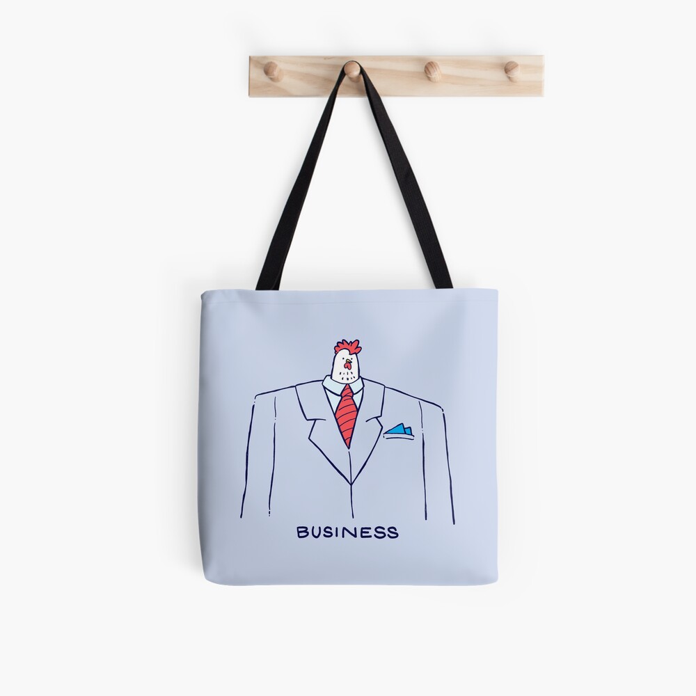 Business Chicken Tote Bag