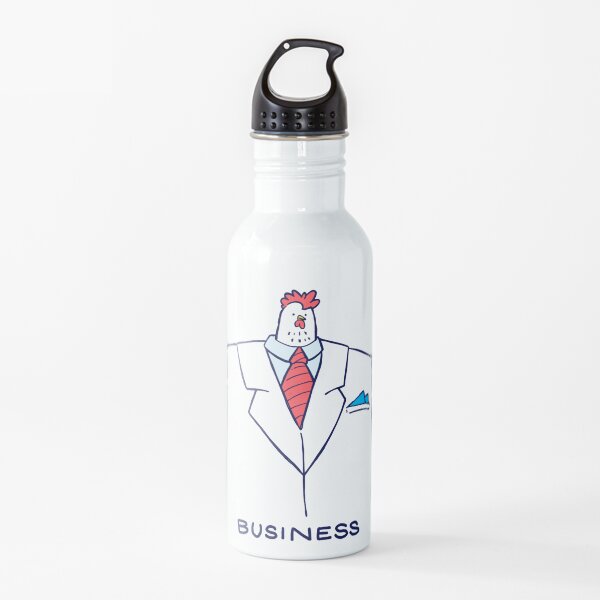 Business Chicken Water Bottle