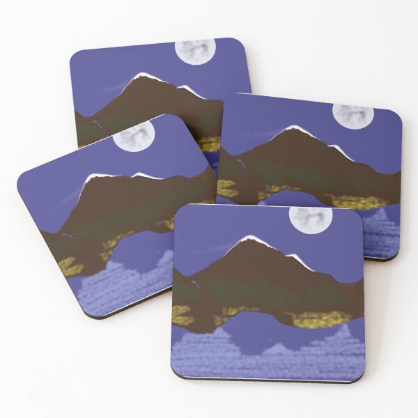 Item preview, Moonlight mountains  designed and sold by EJoyC.