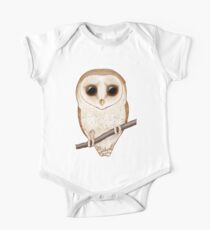 Big-Eyed Barn Owl One Piece - Short Sleeve