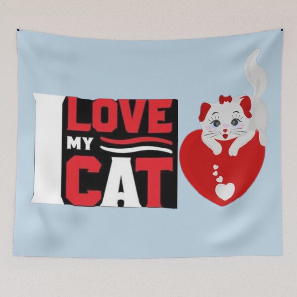 Item preview, Love my cat designed and sold by Rejcharms.