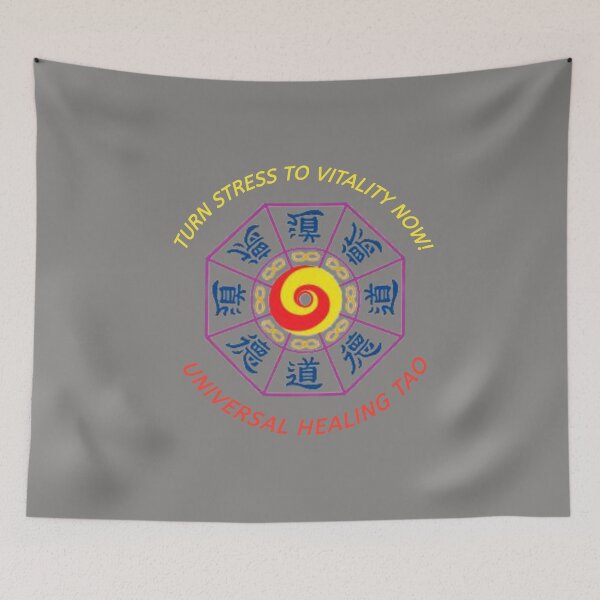 Item preview, universal healing tao | turn stress to vitality shirt designed and sold by SAMBA4STORE.