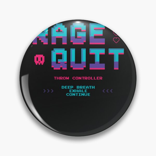 Item preview, Rage quit essential t shirt designed and sold by RahimEpps1.