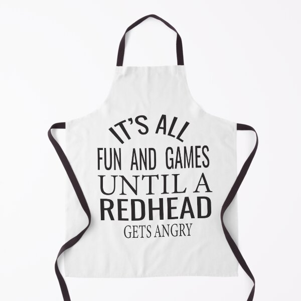 Item preview, It's all fun & Games Until the a Redhead Gets Angry designed and sold by ASSOUKI9.