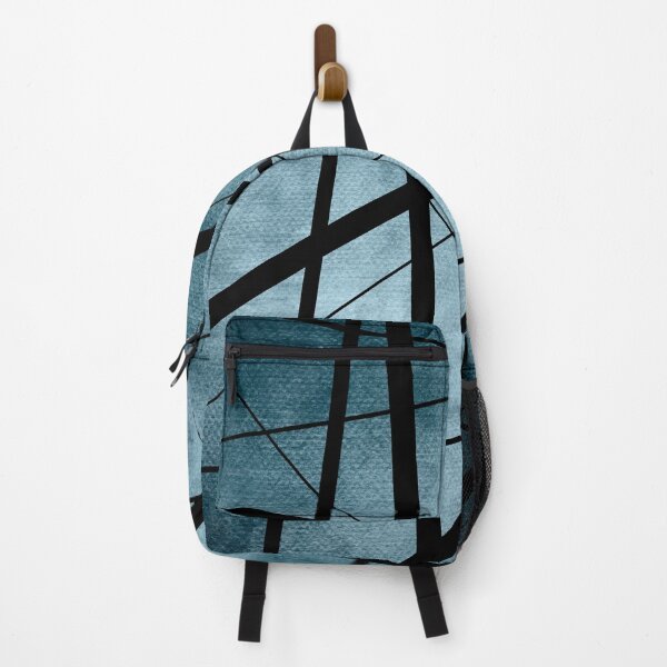 Item preview, Geometric Lines in Deep Turquoise designed and sold by UrbanEpiphany.
