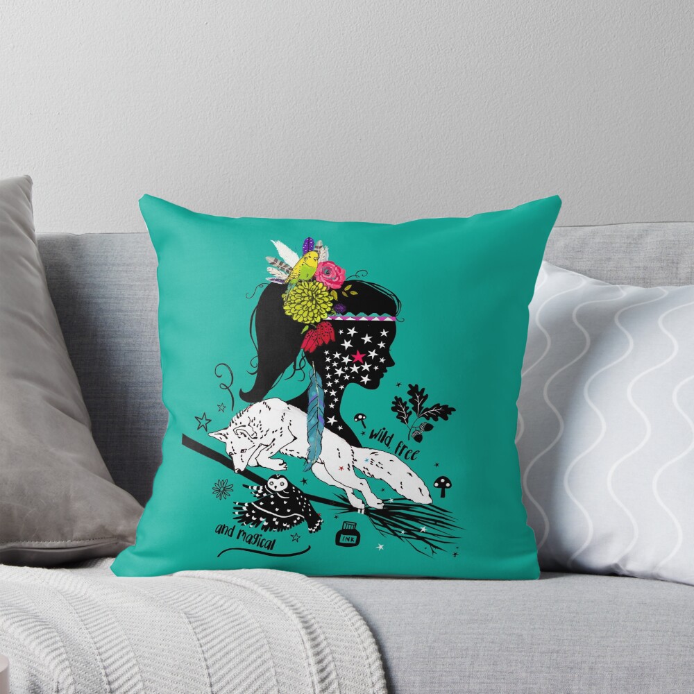 Item preview, Throw Pillow designed and sold by Elisandra.