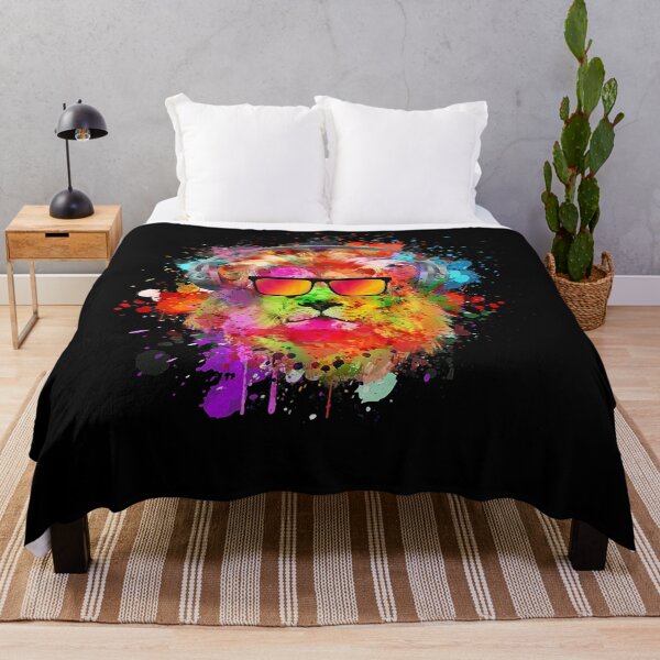 Artikelvorschau, Lion Head Design mit bunten und Sonnenbrillen entworfen und verkauft von nicholinawyke.