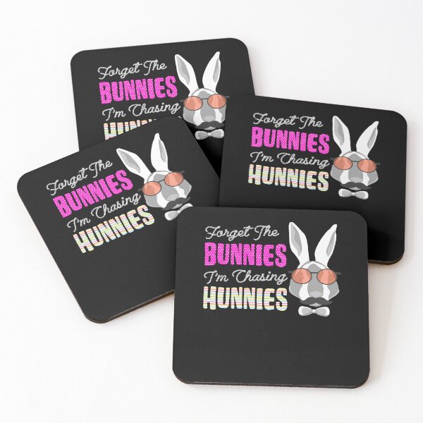 Item preview, Forget The Bunnies I'm Chasing Hunnies Funny Easter designed and sold by Dressed For  Duty.