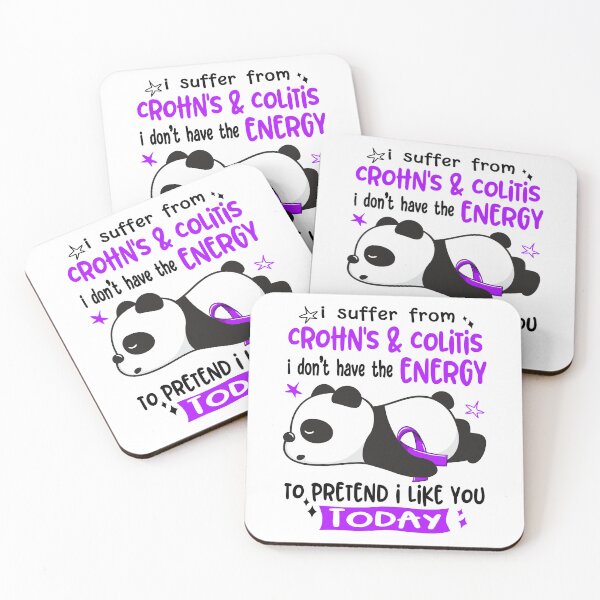 Item preview, Crohn's & Colitis Awareness - I suffer from Crohn's & Colitis i do not have the ENERGY to pretend i like you TODAY designed and sold by Hilten.