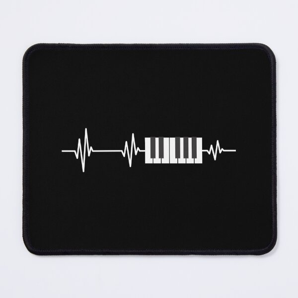 Item preview, Piano Heartbeat Keyboard Player Musician Pianist Sticker designed and sold by desireeowe.