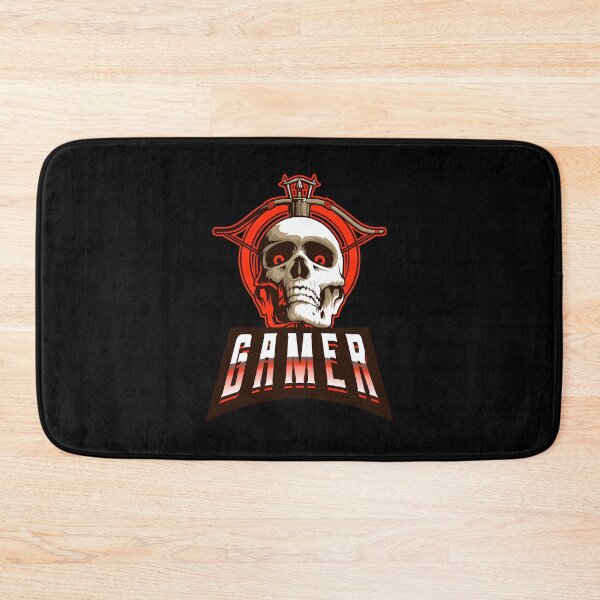 Item preview, Gamer with Skull and Crossbow designed and sold by PRIVARSHU.