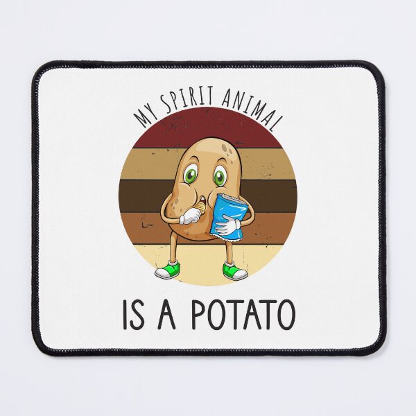 Item preview, My Spirit Animal Is A Potato - Funny Vintage Sunset designed and sold by JustBeStylish.
